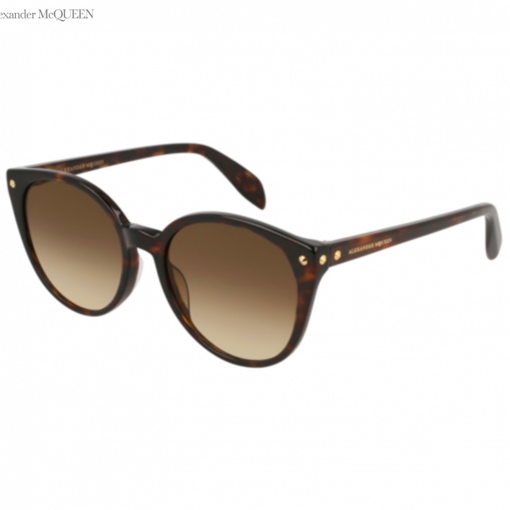 Alexander Mcqueen Havana Brown Sunglasses